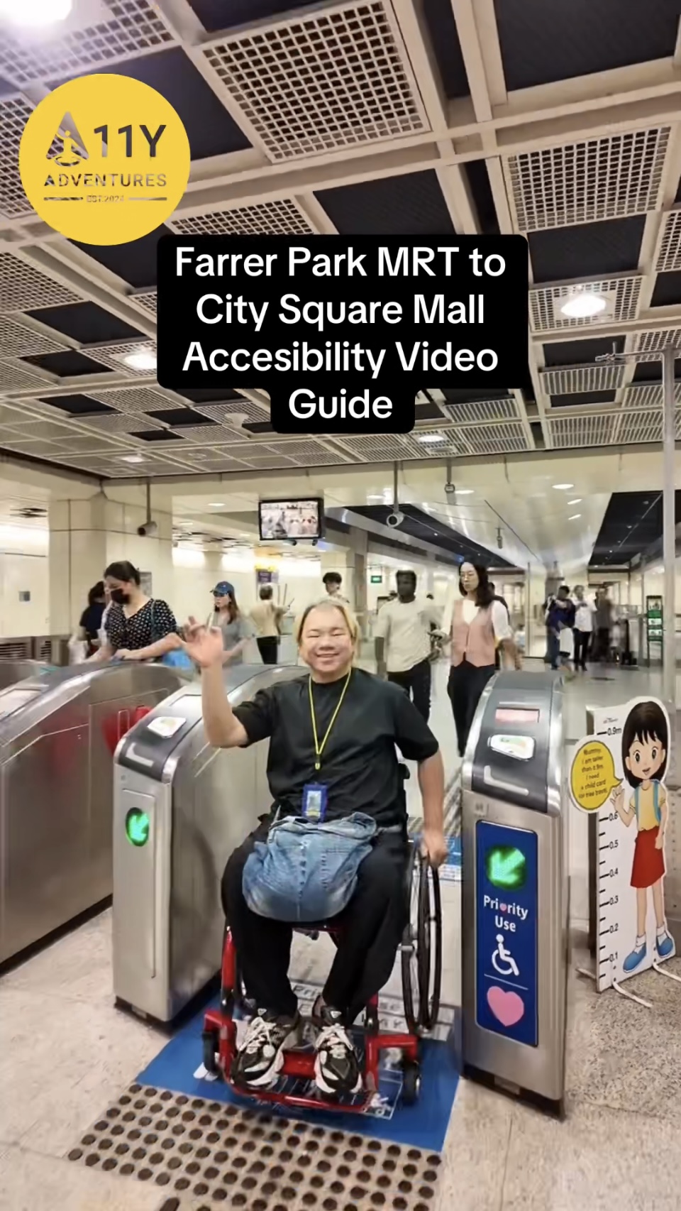 Video-Based Accessibility Guide: Farrer Park MRT to City Square Mall